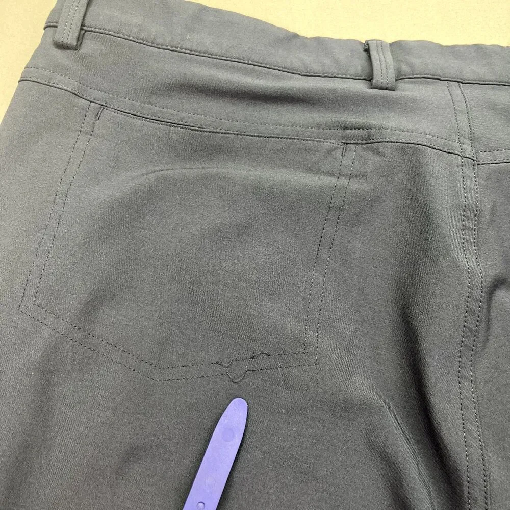 Greg Norman Pants‎ Mens Size 39x29 Blue Jordan Trouser Mid Rise Golf Shark Navy